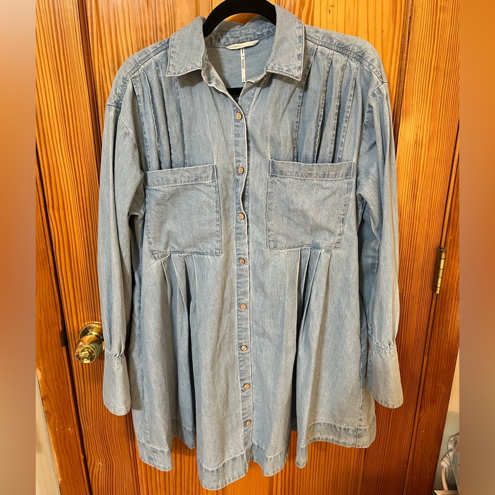 Free People The Denim Voyage Dress - Picture 6 of 13